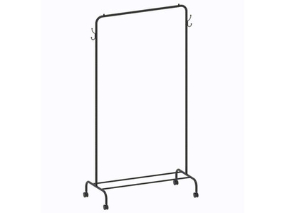 Вешалка гардеробная "Радуга 2" черная