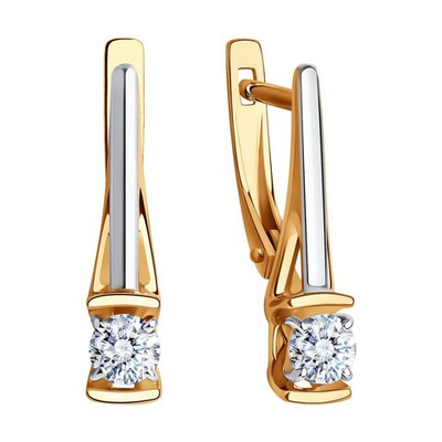 Серьги Au 585 (81020505)