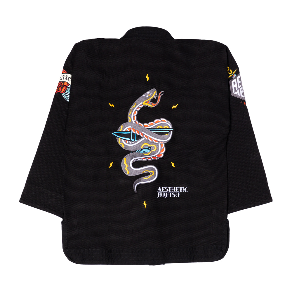 Кимоно Aesthetic Old School (Black)