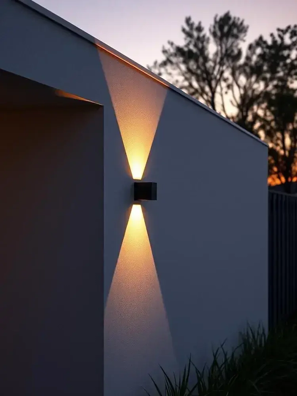 Светильник уличный фасадный архитектурный 12Вт 3000К IP65 металлический черный RINIMA