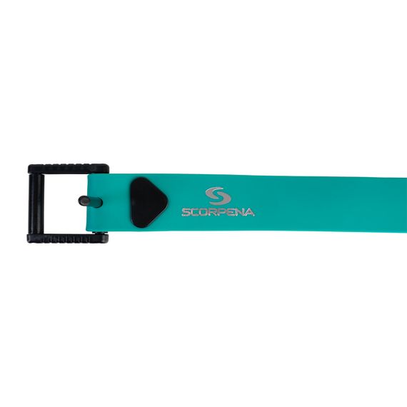 Ремень Scorpena F с пластиковой марсельской пряжкой бирюзовый