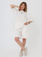 Футболка с разрезами, тофу