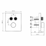 Душевая система Vincea Inspire VSFW-3I21MT3RCH хром