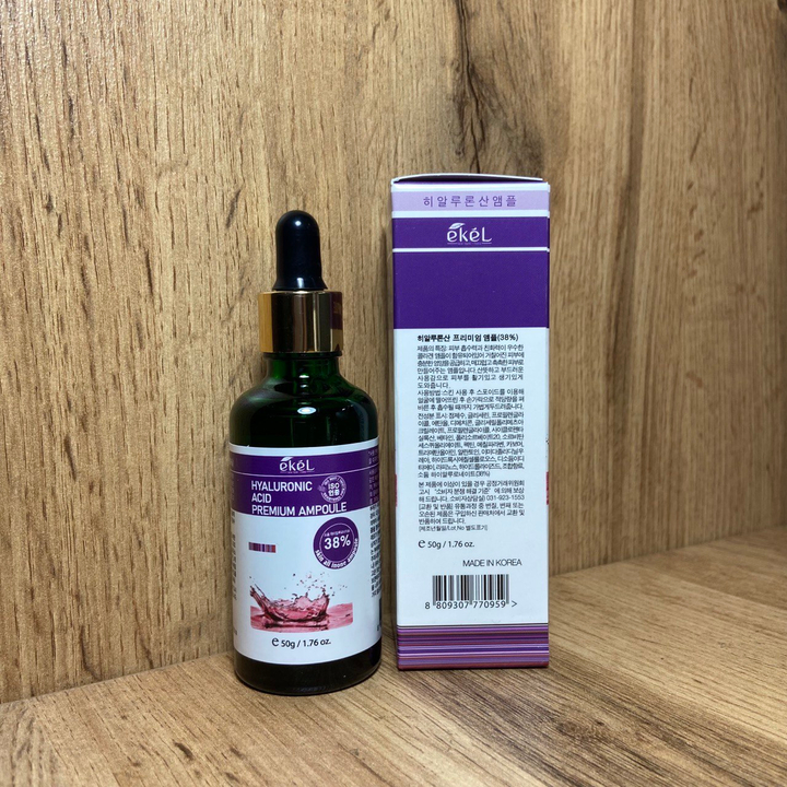 Сыворотка для лица Ekel Hyaluronic Acid Premium Ampoule увлажняющая с гиалуроновой кислотой 50 г