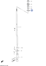 Кольцо стопорное для лодочных моторов Suzuki DF40-DF60/DT40