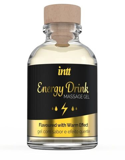 Массажный гель с согревающим эффектом Energy Drink - 30 мл.