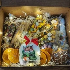 Набор подарочный детский с квестом «Сладкие полезности с лисенком» Набор подарочный детский с квестом «Сладкие полезности с лисенком»