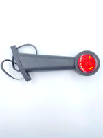Фонарь габаритный светодиодный Fristom FT-009 E LED на резиновой ножке, с проводом 0.5 м. (1 шт.) Рог, Левый