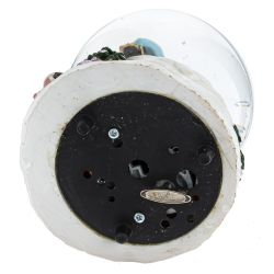 GAEM Фигурка декор в стекл шаре "Санта" (муз с ключ), D10 см, L10 W10 H14 см