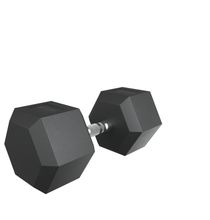 Гантель гексагональная UNIX Fit обрезиненная 37,5 кг / шт.