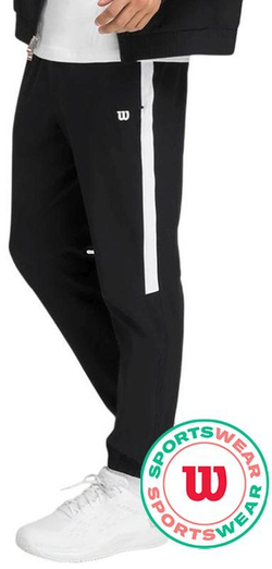 Мужские теннисные штаны Wilson Grand Slam Jogger - черный
