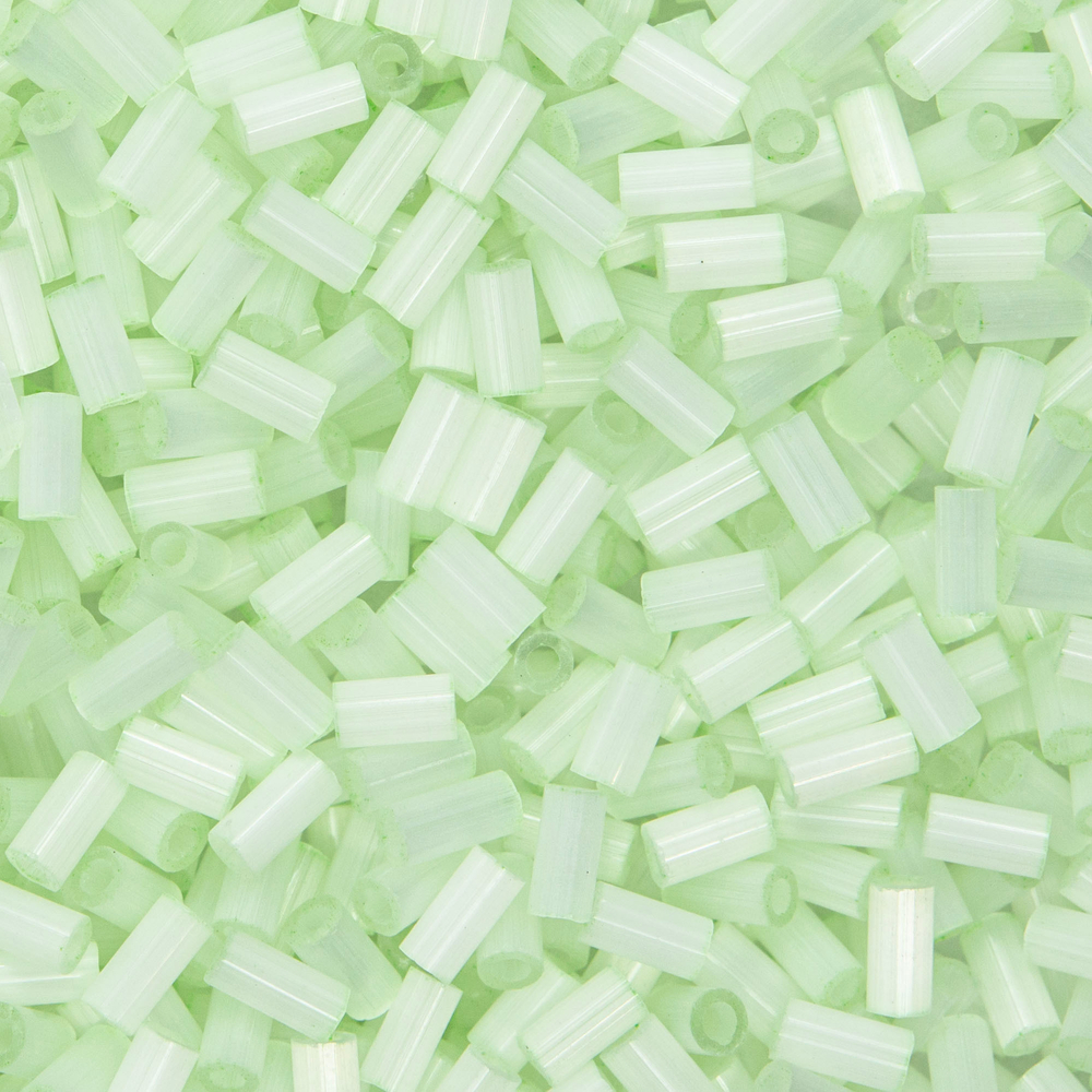 Японский бисер TOHO Bugle (стеклярус) 3mm (№1449), сатиновый непрозрачный