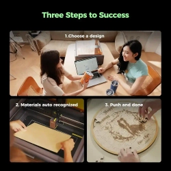 Creality Falcon A1 10 Вт лазерный гравер, выходная мощность 80 Вт, полностью закрытый, скорость 600 мм/с, автоматическое позиционирование HD-камеры