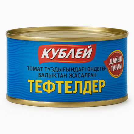Тефтели с рыбы в томатном соусе Кублей 240 гр
