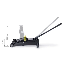 Домкрат подкатной гидравлический 2 т (h min - 130мм, h max - 385мм) RockForce##Rock FORCE RF-TA82005