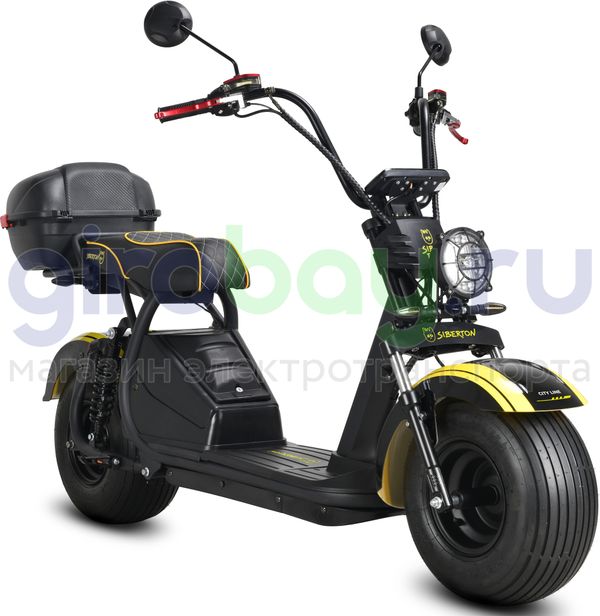 Электроскутер SIBERTON PRO 2000W (60V/21Ah) летние покрышки фото №3