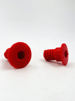 Отбойник капота силиконовый красный ВАЗ 2110-12, Приора, Гранта комплект 2 шт