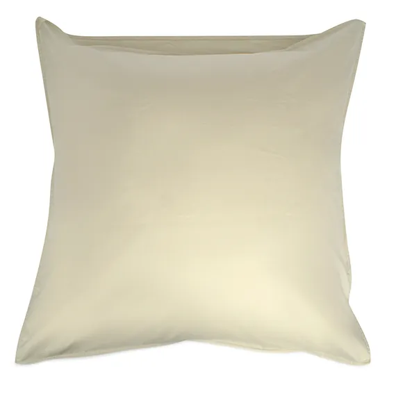 Набор из двух наволочек из сатина серо-бежевого цвета с брашинг-эффектом из коллекции essential