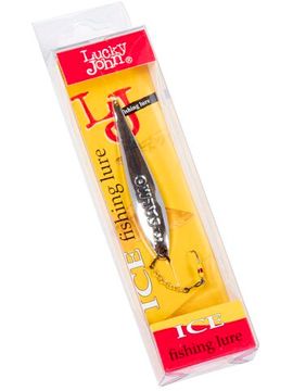 Блесна вертикальная зимняя Lucky John S-3-Z  с цепочкой и тройником  06.5г S блистер