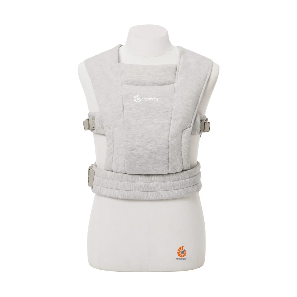 Ergobaby Embrace soft&snug knit soft grey кенгуру-рюкзак