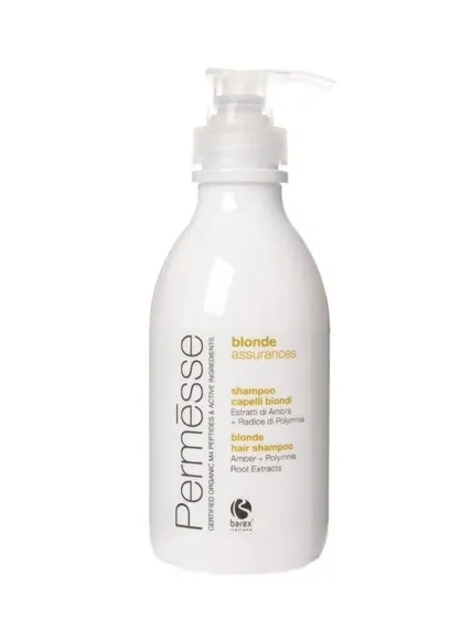 Шампунь для осветленных волос с экстрактами янтаря и корня полимнии