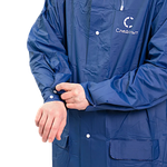 Плащ-дождевик Следопыт PF-RC-09 72х125см Плотный PVC на кнопках с капюшоном и чехлом цв.Синий -