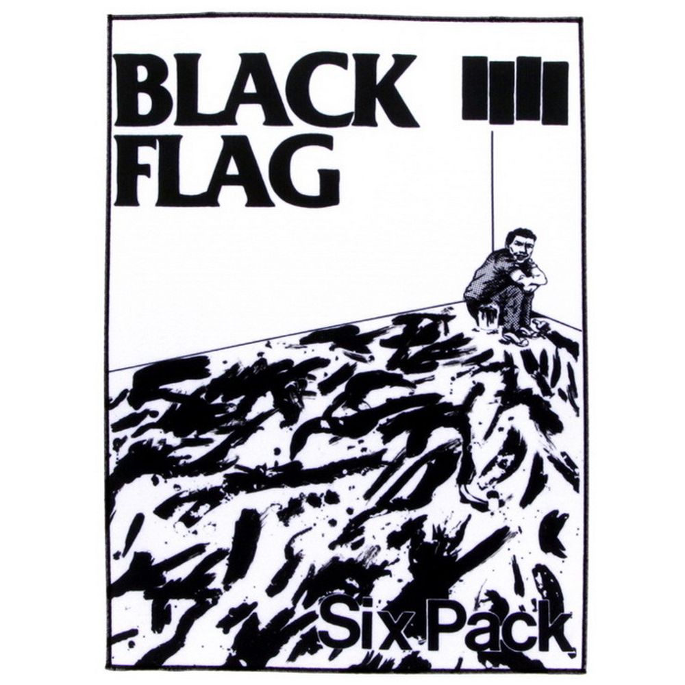 Нашивка Black Flag Six Pack (078)