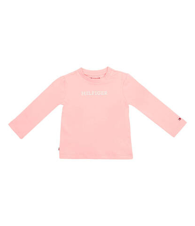 Лонгслив Tommy Hilfiger - розовый(KN0KN01668)
