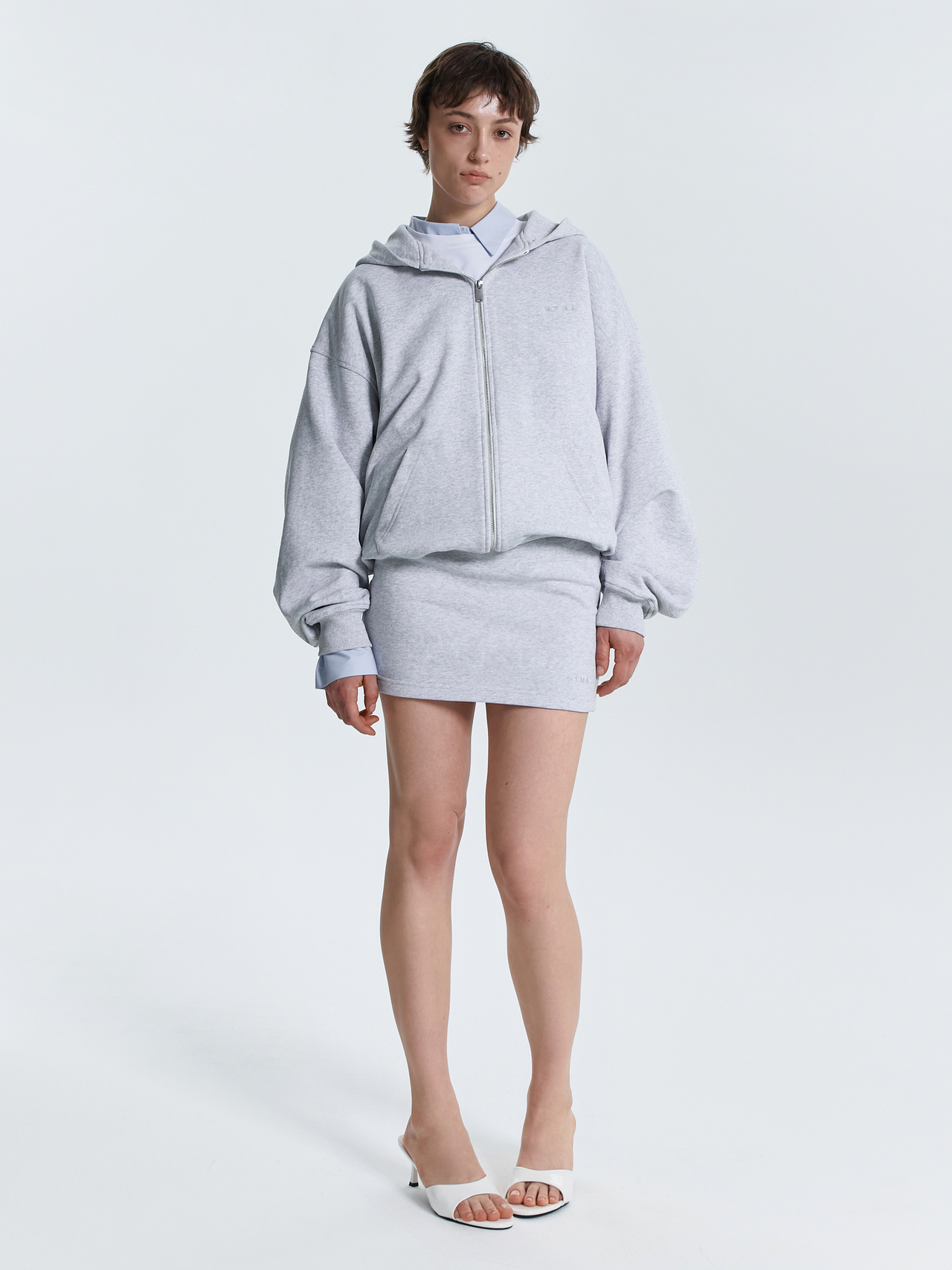 Зип худи из футера