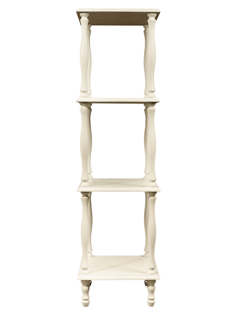 Этажерка Мебелик П 8 слоновая кость