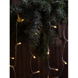 Садовая гирлянда ЭРА ERASF22-41 на солнечной батарее занавес 1,5Х1,5 метра 192 LED | Садовые декоративные светильники