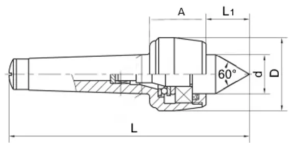 Центр вращающийся OCM КМ5