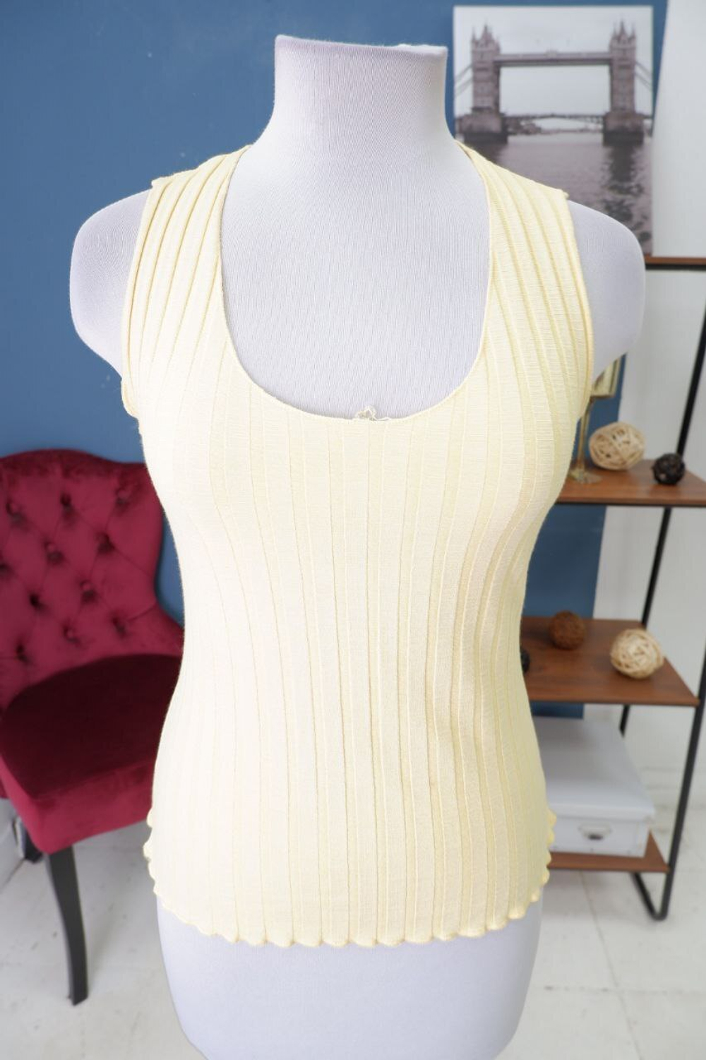 Майка Vol.1 в рубчик 44-46 размер