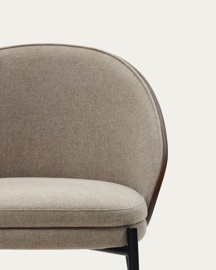 Стул Eamy светло-коричневый из шпона ясеня с отделкой венге La Forma Испания