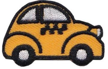 Нашивка - Такси жёлтое