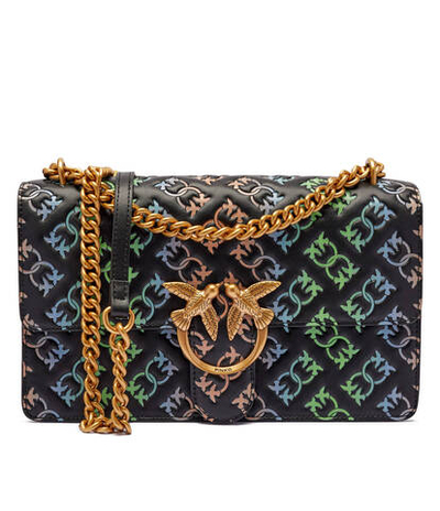 Кожаная сумка через плечо LOVE ONE CLASSIC DC Pinko - разноцветная(100941 A1YD)