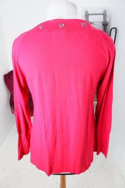 Блузка свободного кроя, маркировка S, визуально на 44 размер