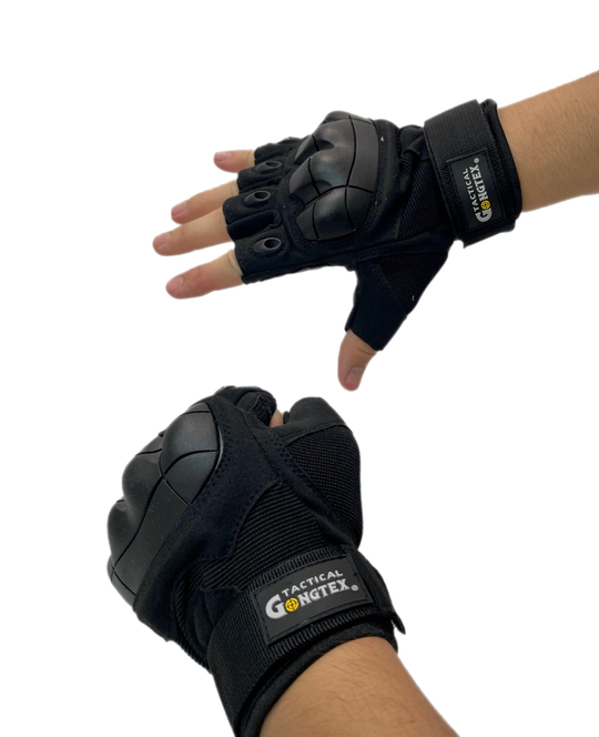Перчатки тактические беспалые GONGTEX Tactical Gloves Черные