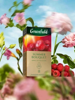 Чай в пакетиках фруктовый Greenfield Summer Bouquet, 25 шт