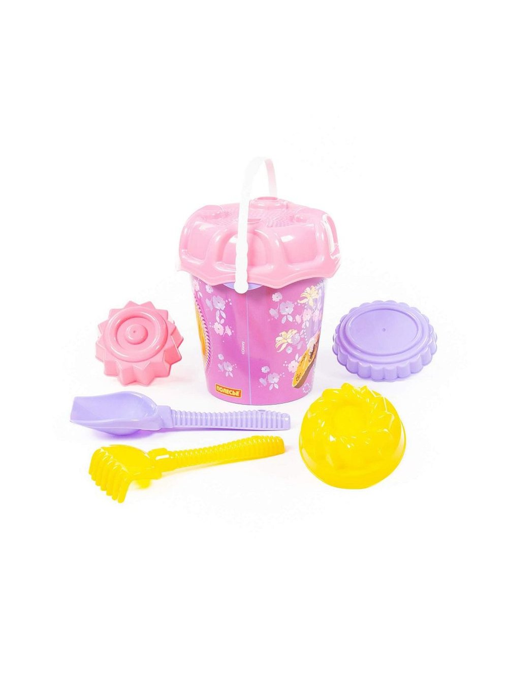 Летний набор для игры в песок. Размер в упаковке 22х21х37см, в сетке (67234)