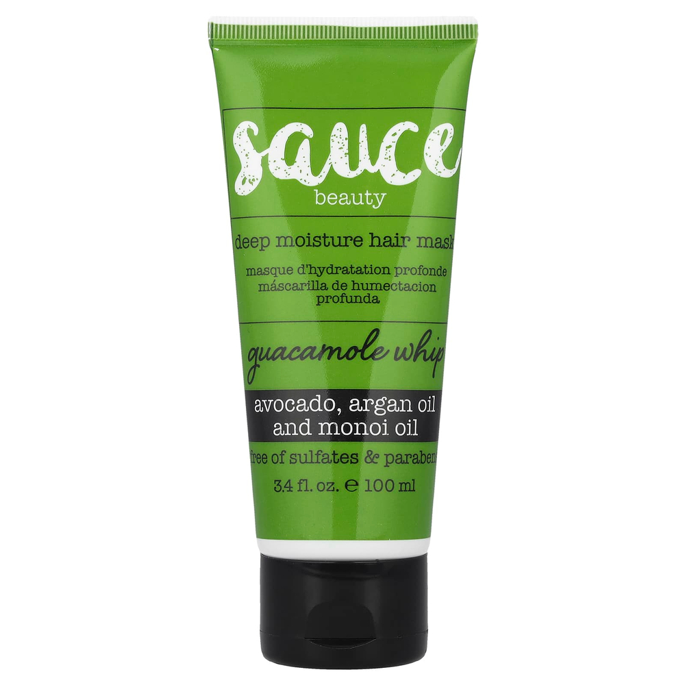Sauce Beauty, Увлажняющая маска для волос, гуакамоле, 100 мл (3,4 жидк. Унции)
