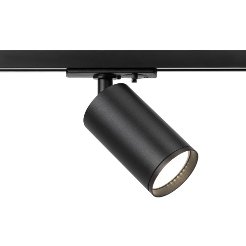 Трековый светильник однофазный ЭРА TR39-GU10 BK под лампу GU10 черный | Однофазные светильники под лампу