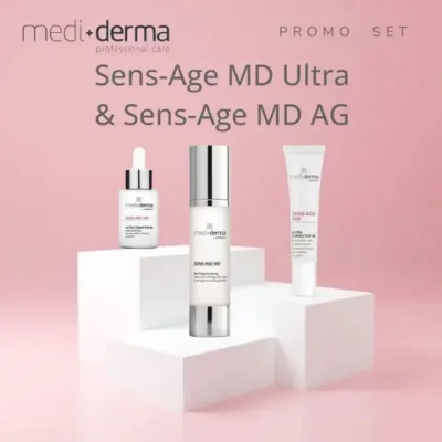 Sens-Age MD Ultra & Sens-Age MD AG Mediderma | Набор 3 средства