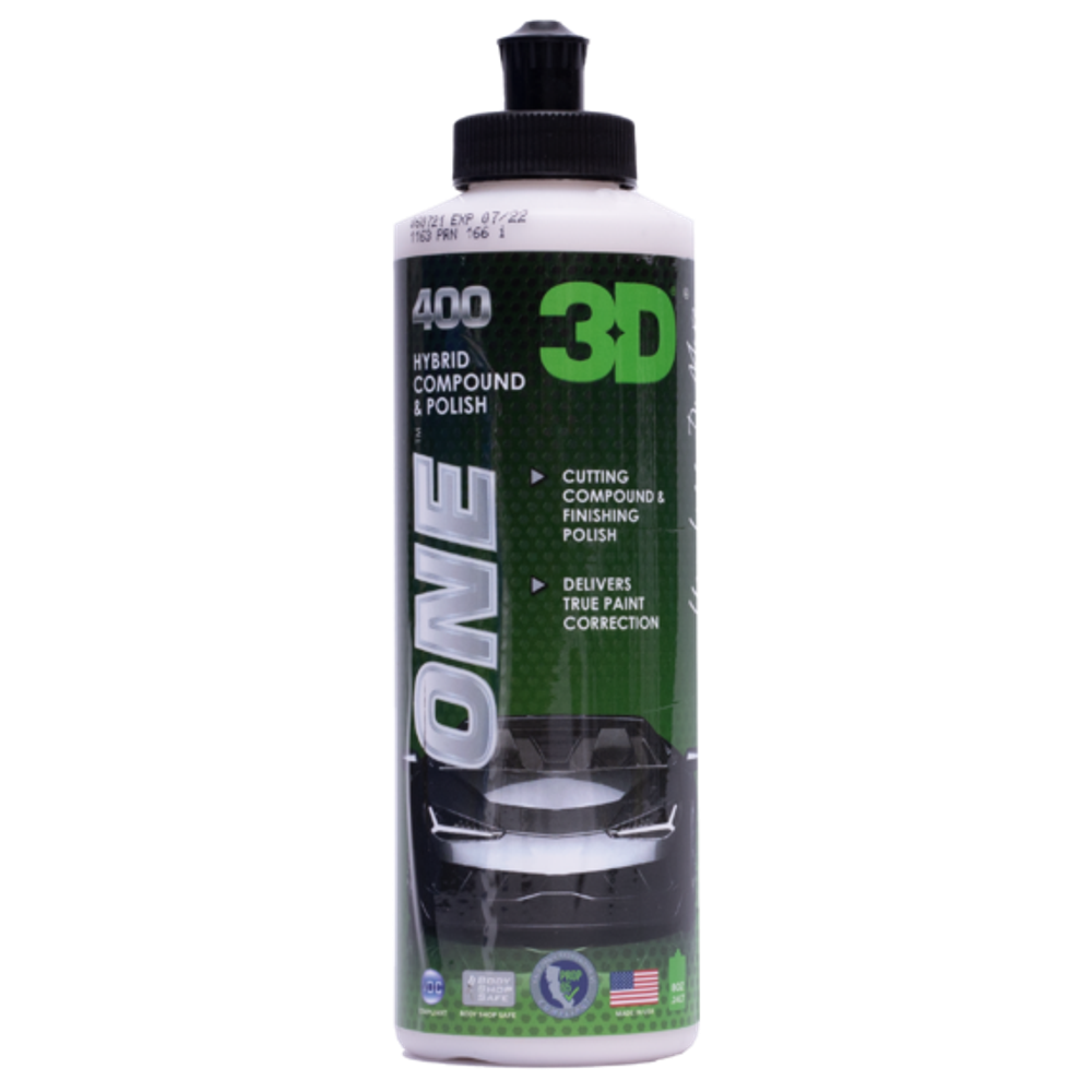 3D ONE абразивная и полировальная паста 2 в 1, 240мл 400OZ08