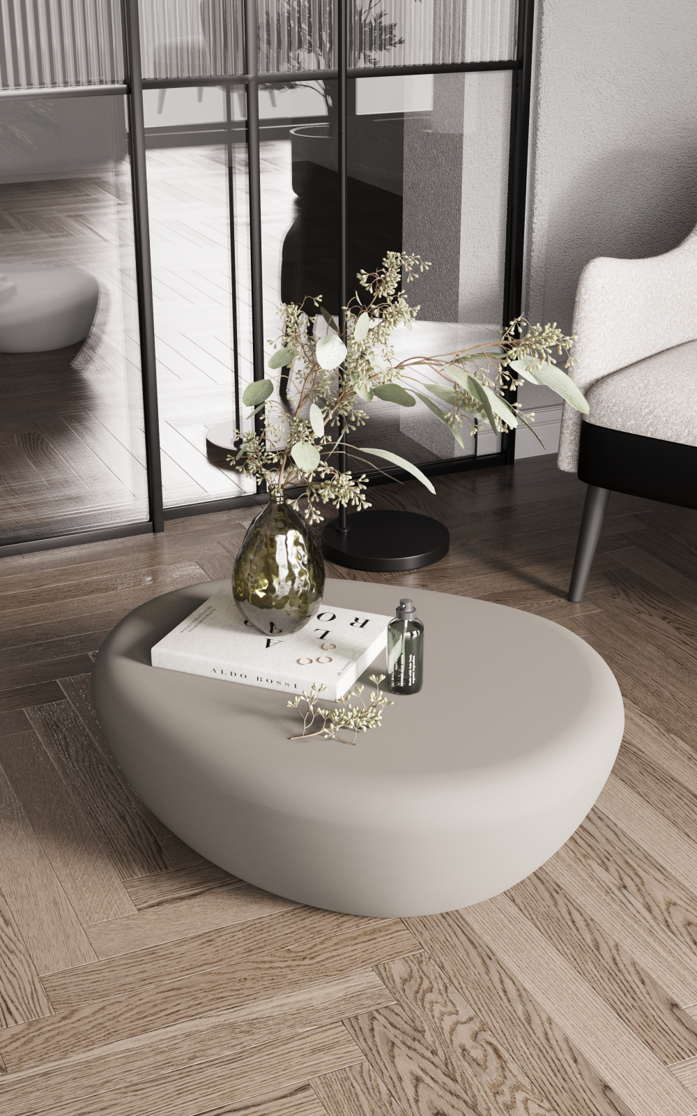 Стол журнальный Ангара однотонный