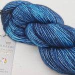 Пряжа для вязания Gazzal UNICORN 1361 синий меланж (100г 197м Турция)