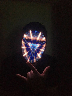 Маска с LED экраном Cyber face