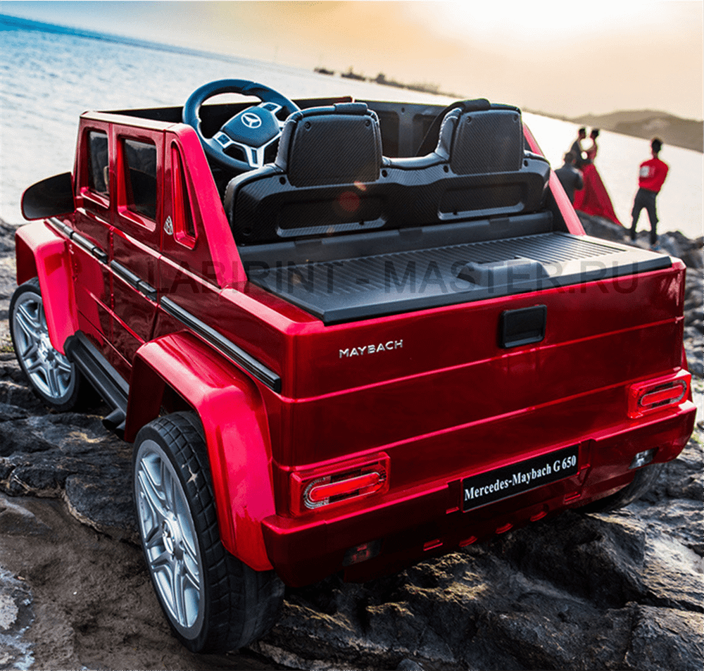 Электромобиль детский "Mercedes-Benz  G650",12V, красный