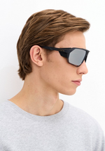 Спортивные очки 100% Norvik / Soft Tact Crystal Black / HiPER Crimson Silver Mirror Lens