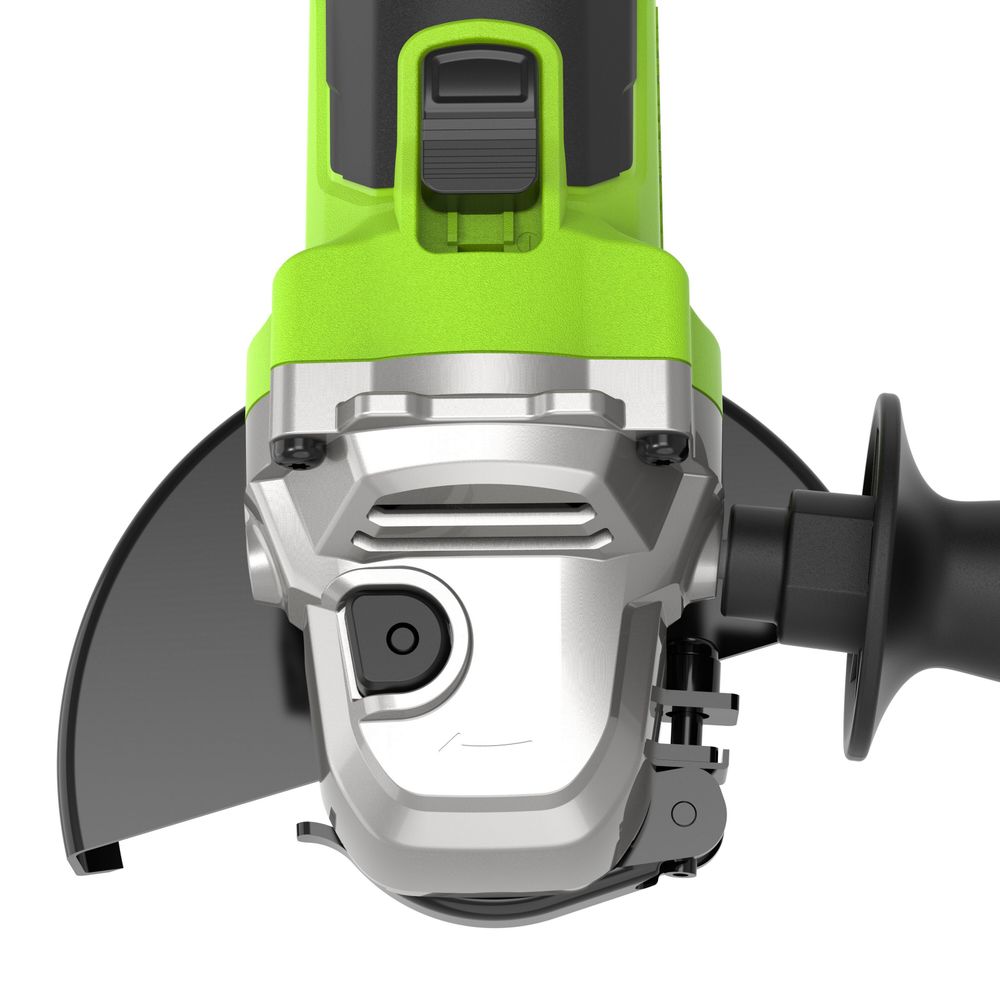 Угловая шлифовальная машина акк. Greenworks AG590, 24V, б/щет, 125 мм, 8500 об/мин, Anti-Kickback,1х4Ач,ЗУ,кор (3201007CUB)